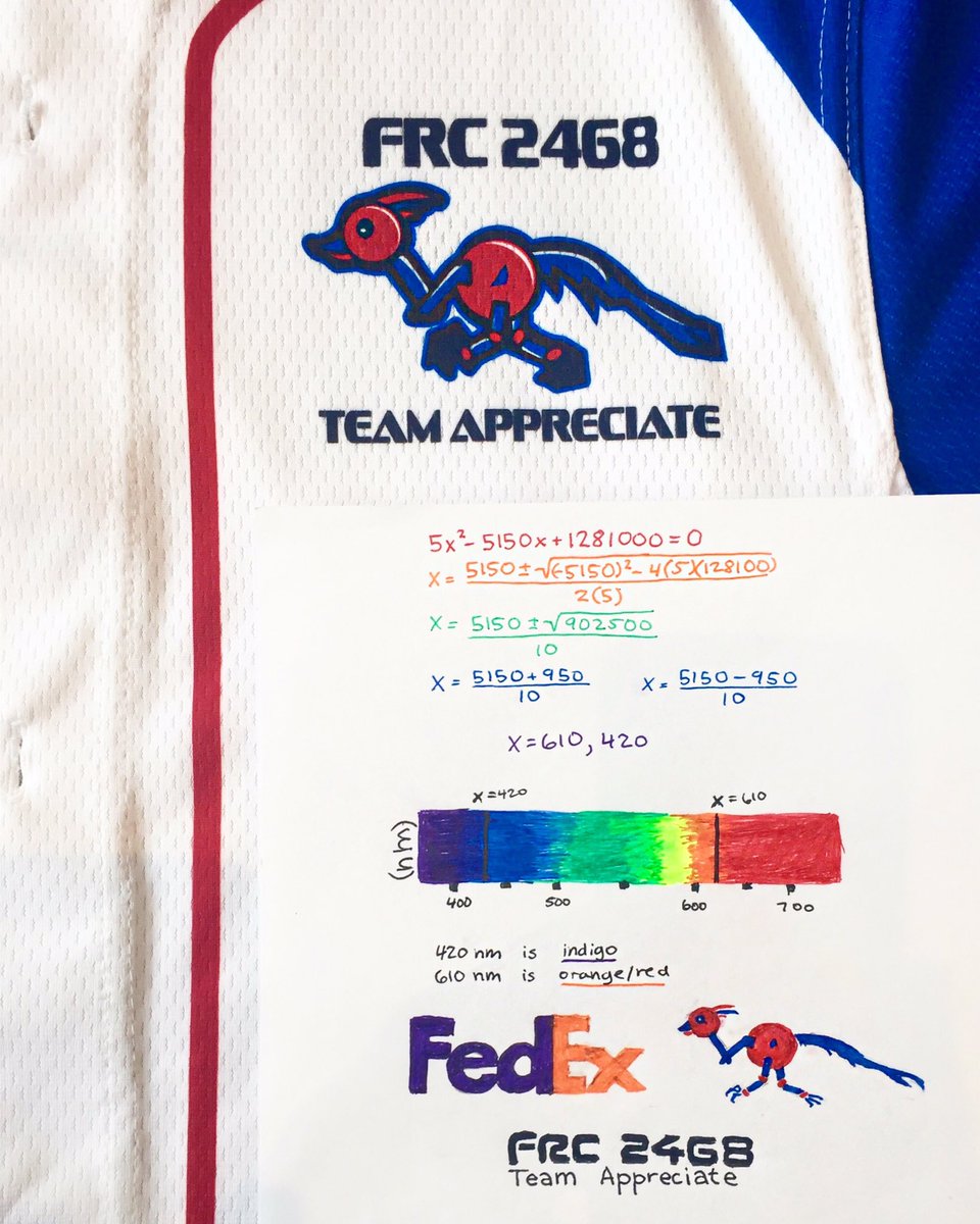 FRC2468's tweet image. STEM opens up a rainbow of opportunities 🌈
#FedExContest #OMGrobots #FRC2468