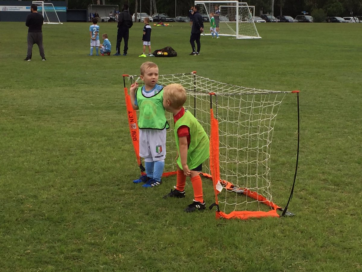 BrisbaneCityFC's tweet photo. We ❤️ Kindy kickers on a Saturday morning. #ForzaCity #Gladiators https://t.co/wb9XjLXlVN