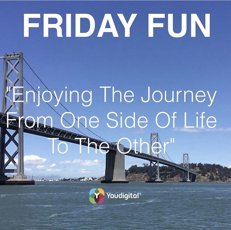 YouDigitalapp's tweet photo. Friday Fun - Enjoy The Journey #Youdigital https://t.co/3JpilezDFN
