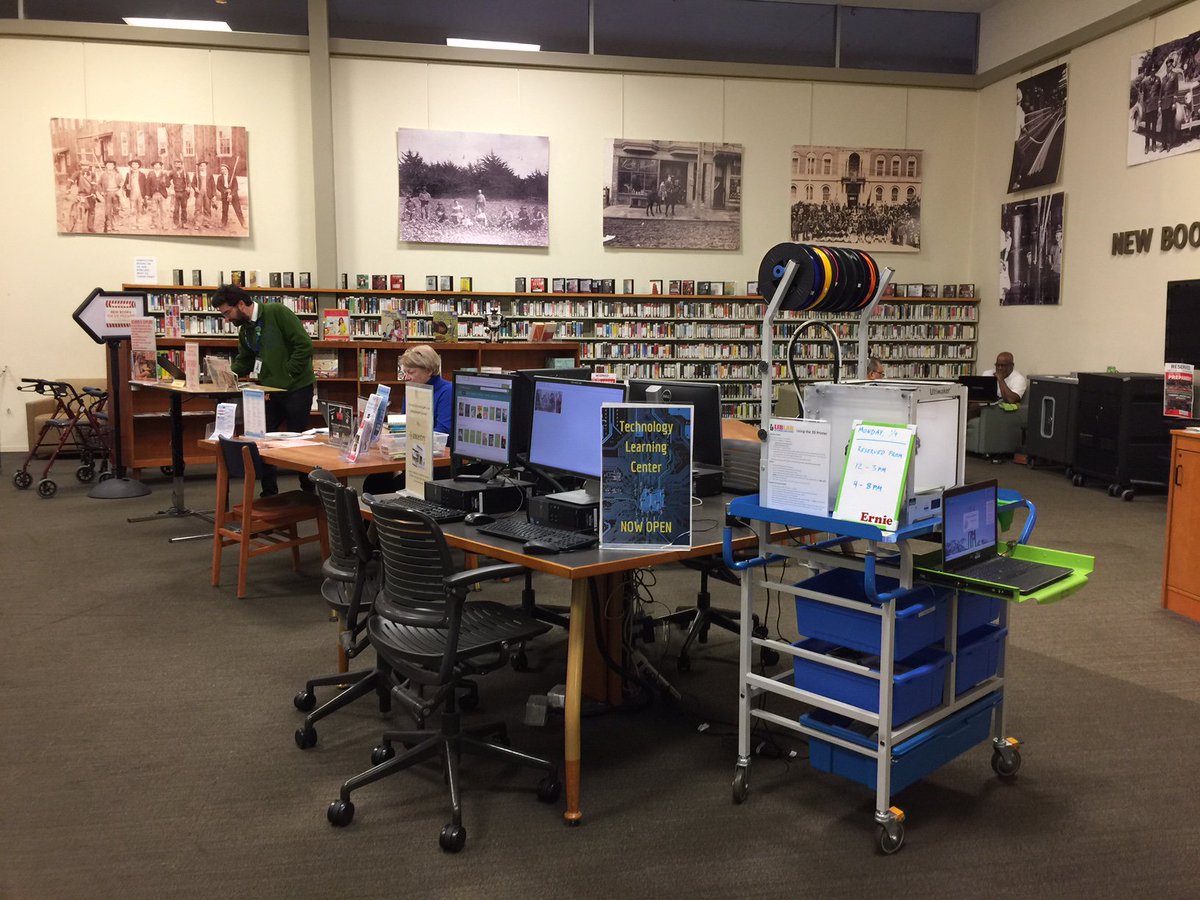 SSFLibrary's tweet photo. Have questions about technology? Mention us @SSFLibrary or visit our Tech Learning Center. No appointment necessary! #TechDropIn #SSF https://t.co/4GAlO0CFNe
