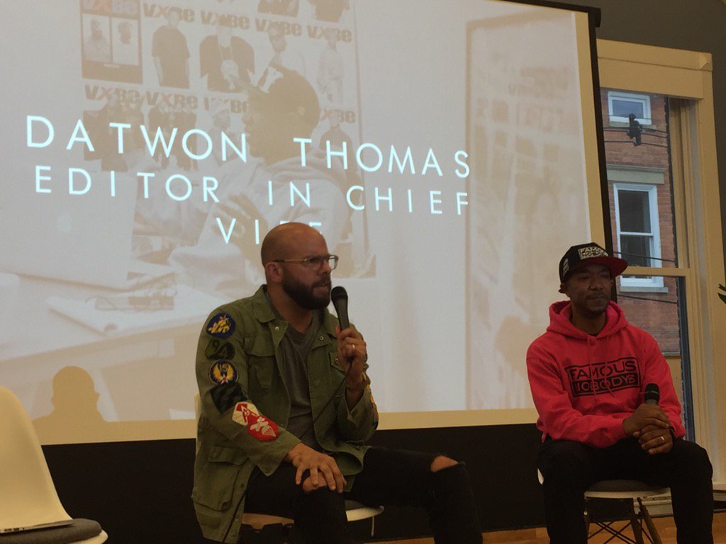 AleciaKintner's tweet photo. Taking collision of arts, music and tech with @Daydog and @chrisostoich for @ArtsWave #TidalTech thx to @FifthThird https://t.co/DzVa4E0oyZ