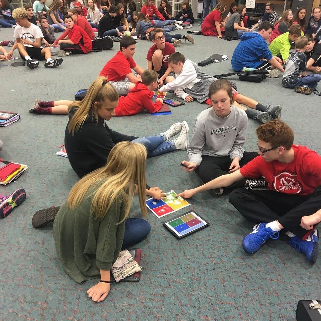 SamuelFritz's tweet photo. Full music department mixed group @getkahoot over music EL vocab! #musedchat #inmuschat https://t.co/RkvugGgeGO