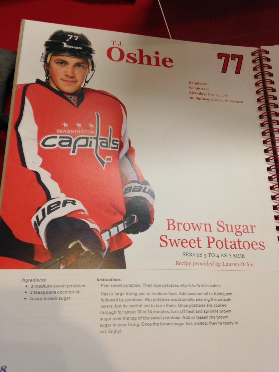 mysuperfd's tweet photo. Great 1st period w/@TJOshie77 getting the 1st goal. We're hanging out at the @MSEFndn table w/some cool auction items & the #CapsCookbook! https://t.co/4H1vLFCwyg