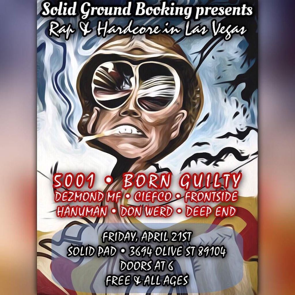 Free show at the <a href="/solidgroundlv/">Solid Ground</a> house featuring hardcore bands and emcees-- @bornguiltyhardcore @dezmondmf <a href="/ciefco/">22 foot tall joe biden</a> <a href="/deependhc/">DEEP END</a> <a href="/frontendhc/">frontend_hc</a> @…
