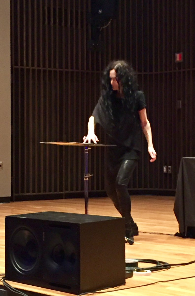 The_5th_Column's tweet photo. #SEAMUS2017 Award Winner Carla Scaletti performing Slip Stick @seamus_music right now! @SymbolicSound  @stcloudstate https://t.co/UkMwXO0iLl