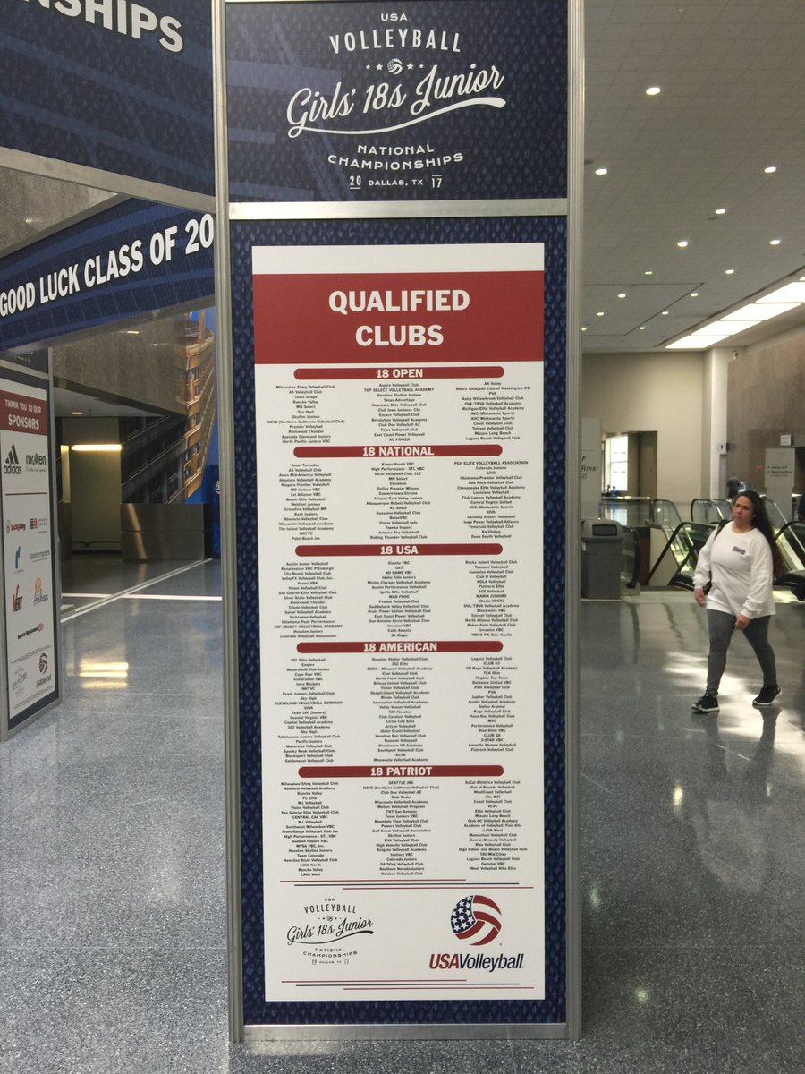 18 Rox plays tomorrow on center court #1 at Nationals in Dallas check us out at 1:30, Saturday. 
teamusa.org/usa-volleyball…