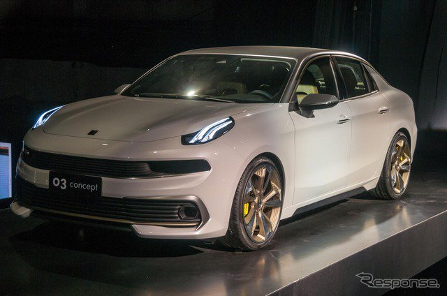 レスポンス 上海モーターショー17 吉利の新ブランド Lynk Co 新セダン発表 世界初のコネクト機能搭載 T Co Orwmoa6lou Lynkco 吉利