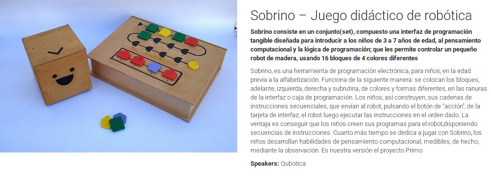 FlisolCABA's tweet photo. Taller: "Sobrino,juego didáctico de robótica" by qubotica - 15:30hs. Aula.1.14

Registrate en https://t.co/PtUOAAlyhK https://t.co/ayDFYkTXpI