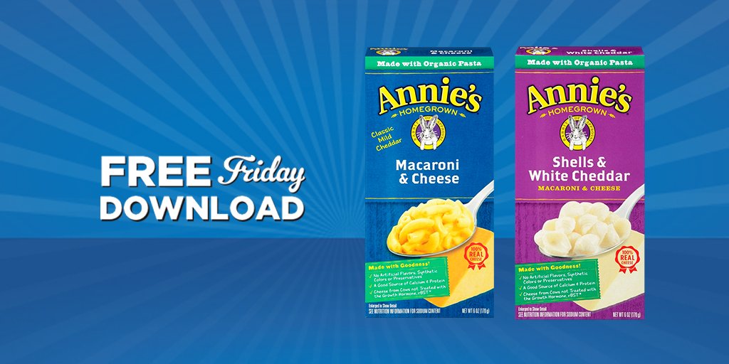 honeybee701's tweet photo. Say "More cheese please" with Annie's Mac and Cheese #FreeFridayDownload. https://t.co/k8RuRlMpTT by #kroger via @c0nvey https://t.co/P0o7Yj6stq