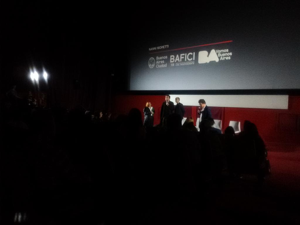#BAFICI Nanni Moretti en el Gaumont presentando Palombella Rossa