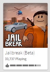James Onnen On Twitter To Put Jailbreak And Roblox Into Perspective In 4 Hours There Are About As Many People Playing Jailbreak As There Are Playing Gta V Https T Co Mxdd2mdnki - james onnen on twitter to put jailbreak and roblox into perspective in 4 hours there are about as many people playing jailbreak as there are playing gta v https t co mxdd2mdnki