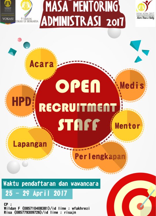 mentoringadm18's tweet photo. ✏Ikuti info seputar masa mentoring administrasi di official account:
Line: @xkl2792p
Instagram: @mentoringvokadm17
Twitter: @mentoringadm17 https://t.co/4Ys27NUav3