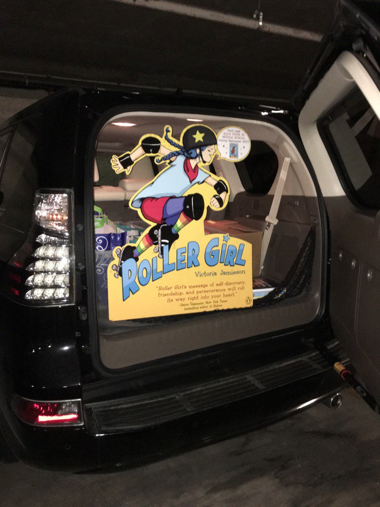 alliereadsbooks's tweet image. Astrid is going to tour Fort Worth. #txla17 @JamiesonV #libraryswag