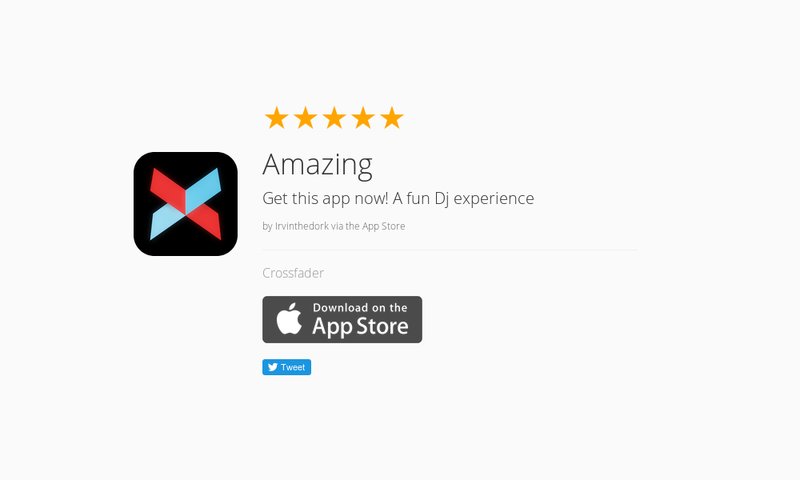 5 Star Review: "Amazing: Get this app now! A fun Dj experience" launchkit.io/reviews/nzMptQ…