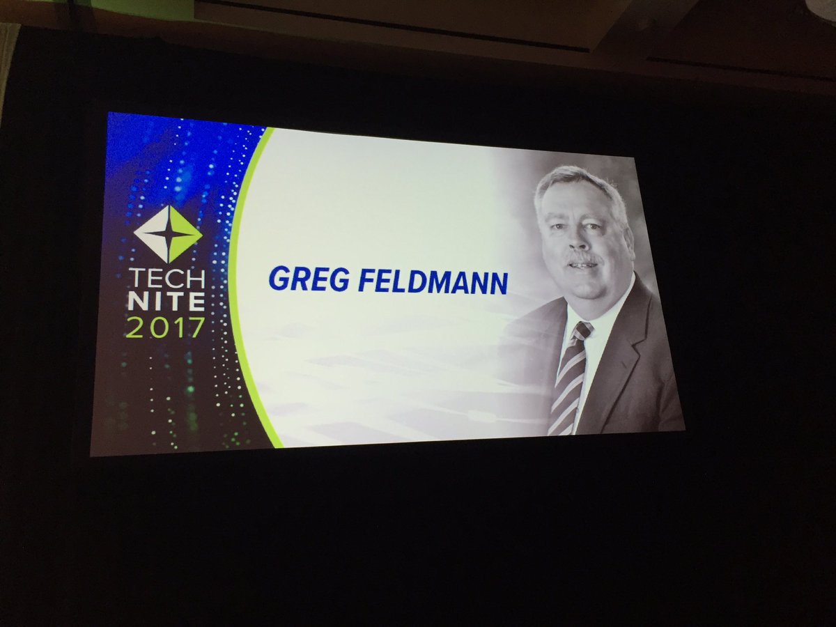 RBTechCouncil's tweet photo. Regional #Leadership #award goes to Greg Feldmann. #TECHNITE2017 #RBTC #RAMPrb https://t.co/KtYJPyRshG