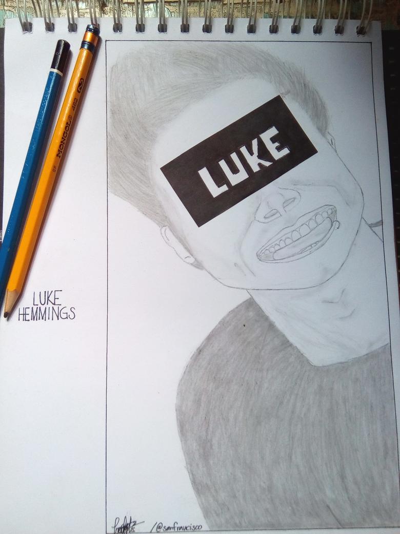 vocalstluke's tweet image. Hi @Luke5SOS I drew you ☺ I hope you like it. Love you xx