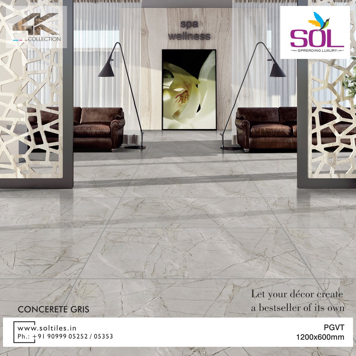 SolTileOfficial's tweet image. Let your decor create a bestseller of its own - 1200X600mm PGVT Fllor Tiles
#SolTiles #PGVTTiles #FloorTiles #4K #Ceramic #InteriorProducts