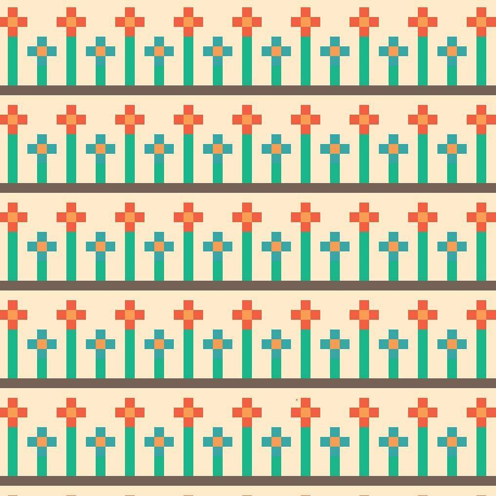 Spring time flower boxes. #orangetophat #365project #surfacepatterndesign #springpattern #floral #floralprint #dailypattern #ditsyfloral