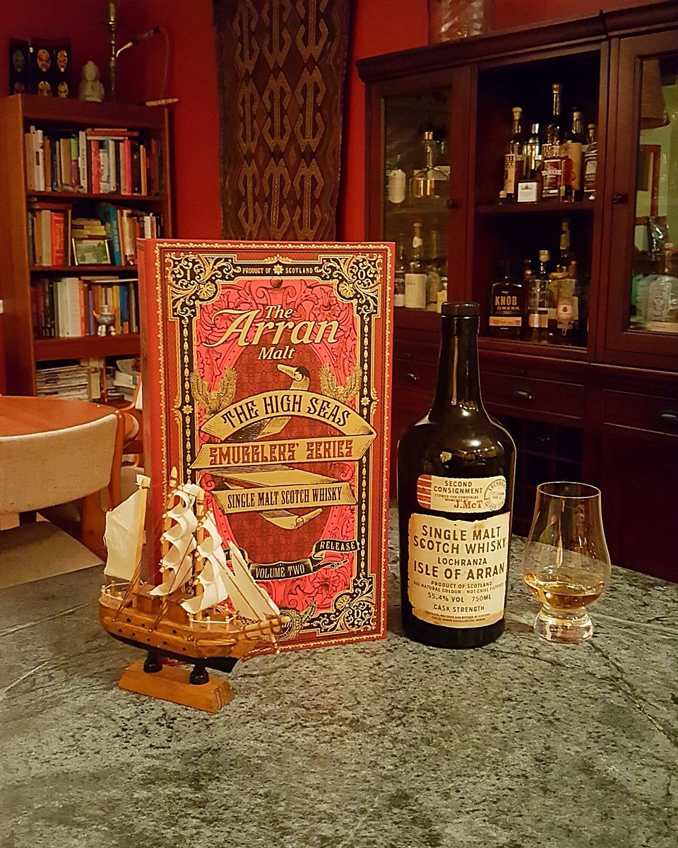 stilltrippers's tweet photo. Arran Smuggler's Series, The High Seas, Day 109 of 365 Drams 2017, 20/23/23/22 - 88 Total #365drams2017 #saratogawhiskeyclub @Arranwhisky https://t.co/kJgQ2RSJMk