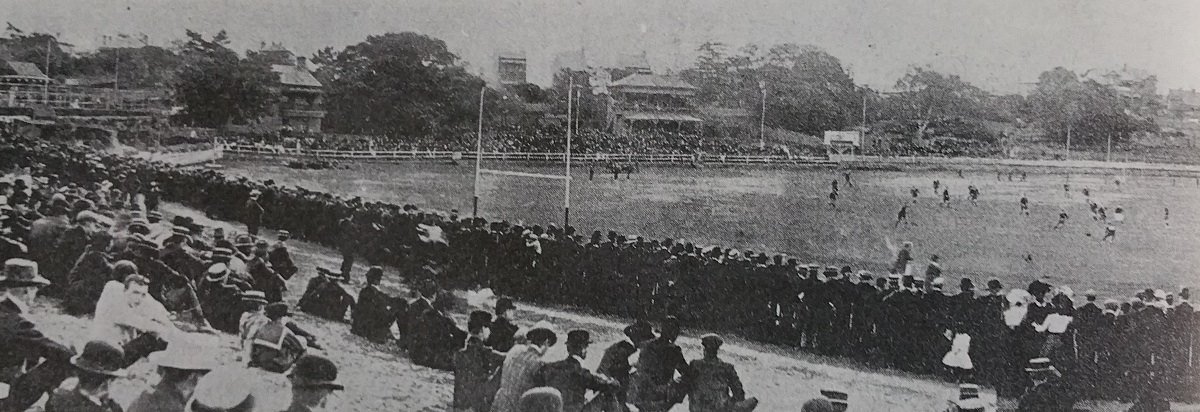 balmaintigers08's tweet photo. #TBT On this day...1908. The #blackngold played our 1st EVER @NSWRL Premiership match, defeating @westsmagpies 24-0 at Birchgrove Oval https://t.co/qBo7FrPmbC