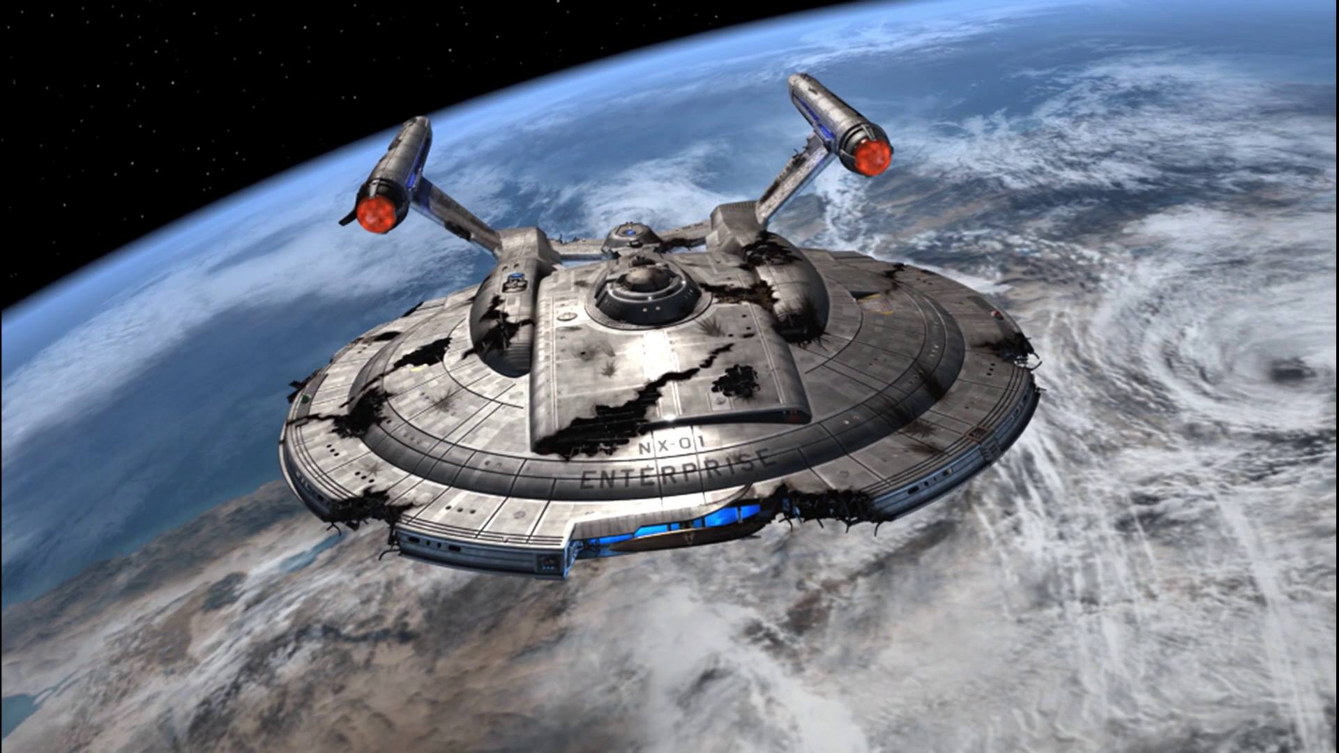 Trekcore Com Pa Twitter Having Survived The Delphic Expanse The Severely Damaged Nx 01 Orbits th Century Earth Ent Storm Front Startrek T Co 0pbaojbzqm Twitter