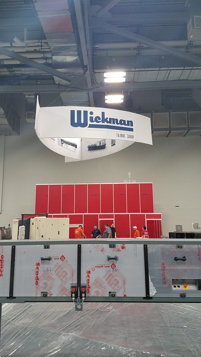 WickmanUsa's tweet photo. @PMTS2017 two more machines arriving 8am for booth 225 come out and see us https://t.co/w8U0ifGESQ