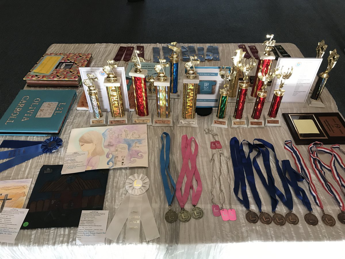 nyachurch's tweet photo. The official NYA haul for @lads2leaders #L2L2017. Our kids worked so hard for this and we are very proud of them! On to 2018!! https://t.co/CSHriRbNCs