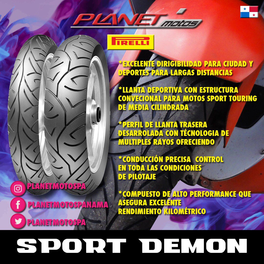 PLANETMOTOSPA's tweet photo. #sportdemon #panama #panamabikes #soypameño #pirelli #pirellimoto https://t.co/06UMmR2yDR