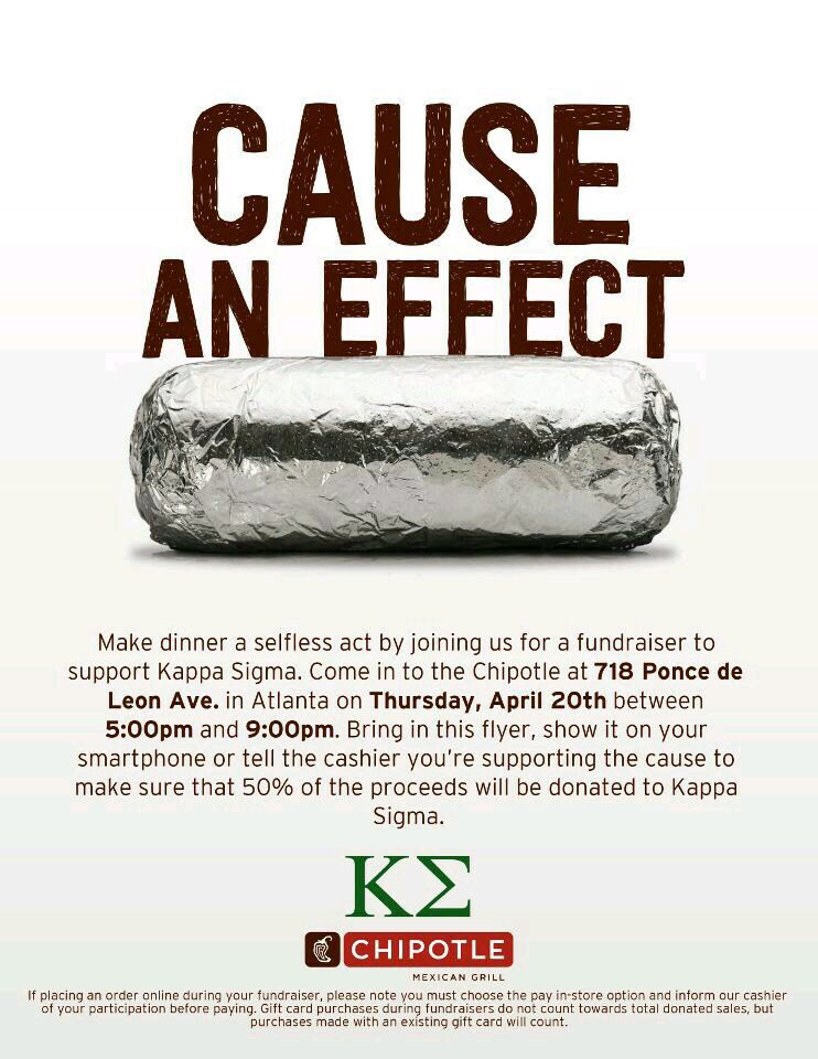 GSUKappaSigma's tweet photo. Every 30 minutes we're giving away one free burrito bowl tomorrow from 5pm-9pm. All you have to do is mention, retweet, or like this tweet. https://t.co/jOcJVlox0z