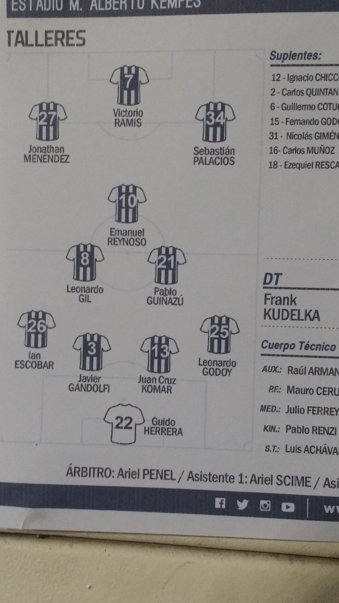 CrisDG1997's tweet photo. Vivimos #Talleres vs. #Independiente por @MeGustaFM997. Prendete y comunícate al 3512386062. https://t.co/NMNOUbJEQ7