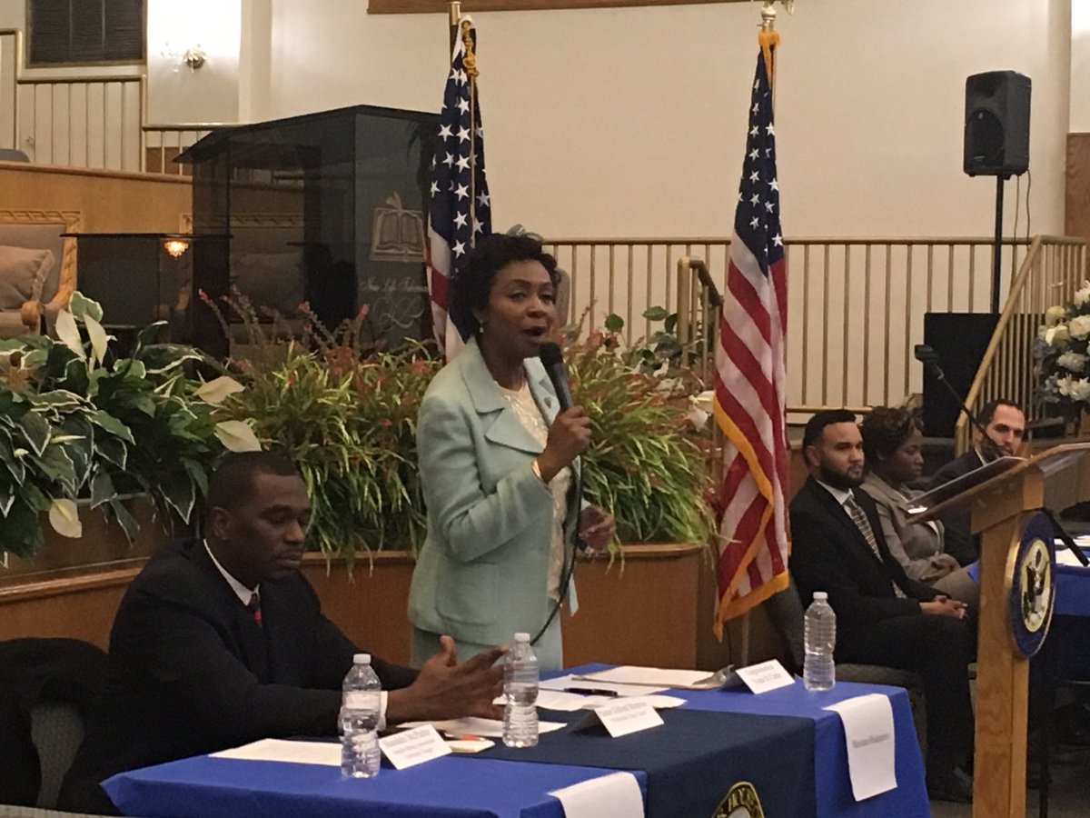 RepYvetteClarke's tweet photo. We can't pay for Mar-a-Lago! We can't pay for Trump Tower! We can't pay for Trump's children running around the world on business trips! https://t.co/m8t9IldkX6