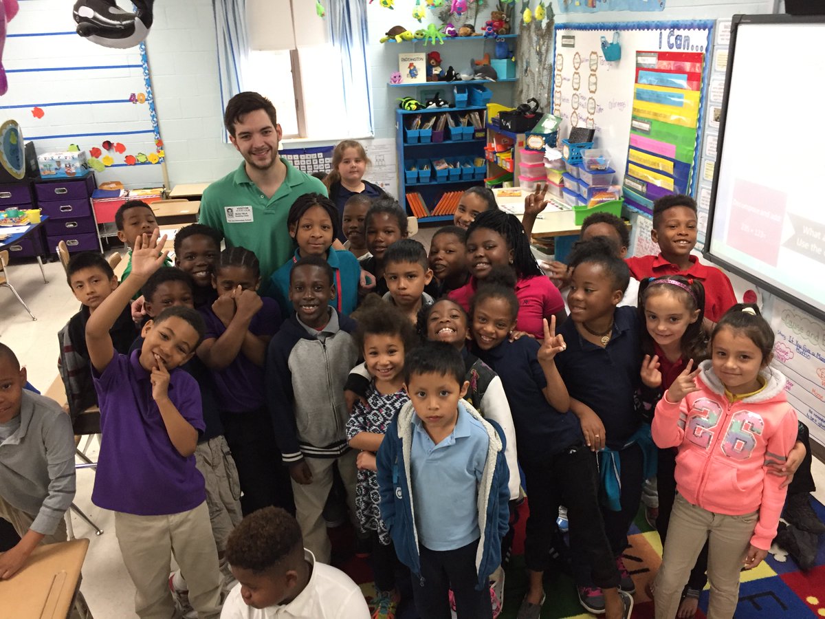 Ryan Work, one of our <a href="/MNPSReads/">MNPS Reading Clinics</a> volunteers, visits his mom's (M. MacKay) second grade class.  We appreciate our volunteers! <a href="/MetroSchools/">Metro Schools</a>