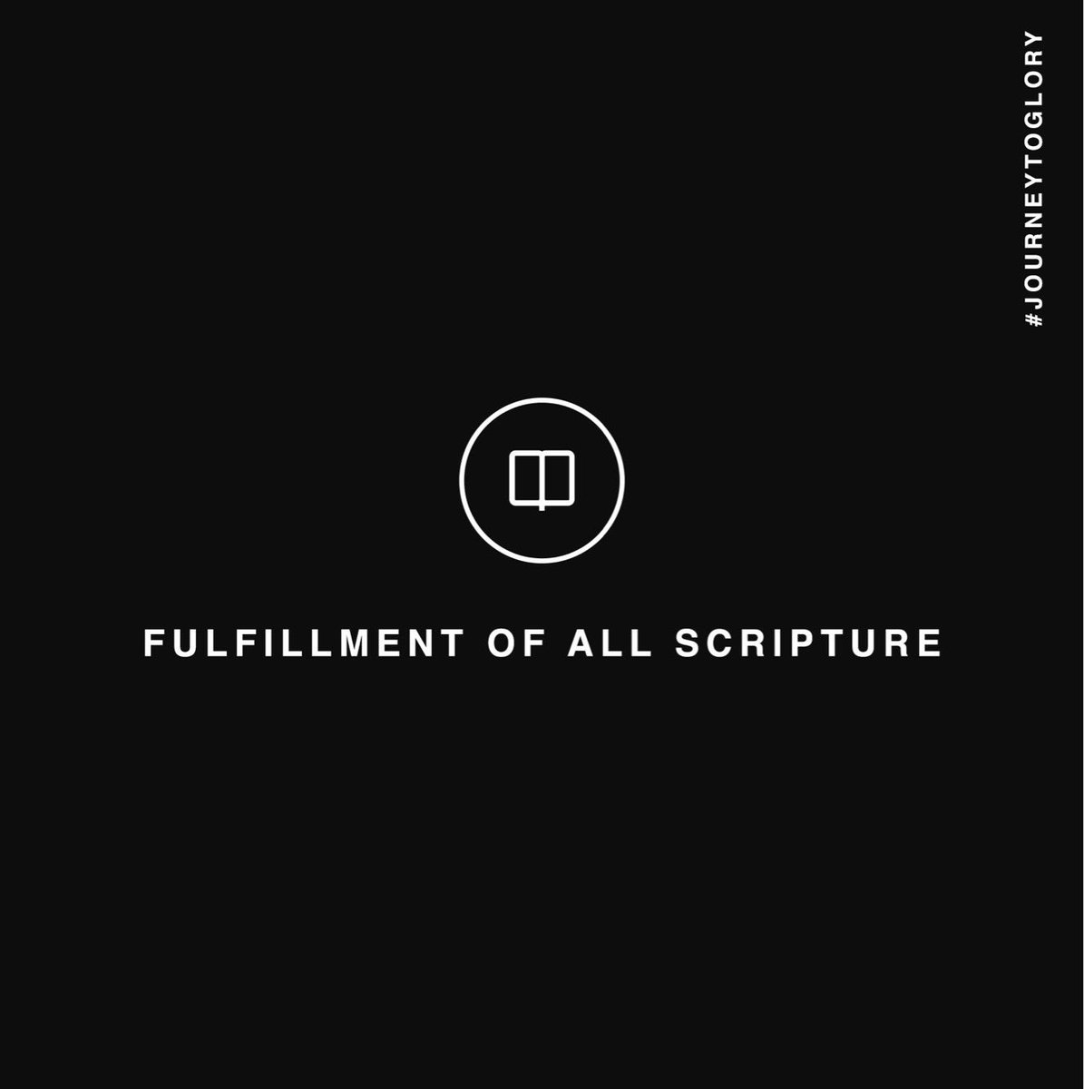 GraceChrch's tweet photo. Later, knowing that everything had now been finished, and so that Scripture would be fulfilled. - John 19:28 NIV #JourneyToGlory https://t.co/k1FQT568d2