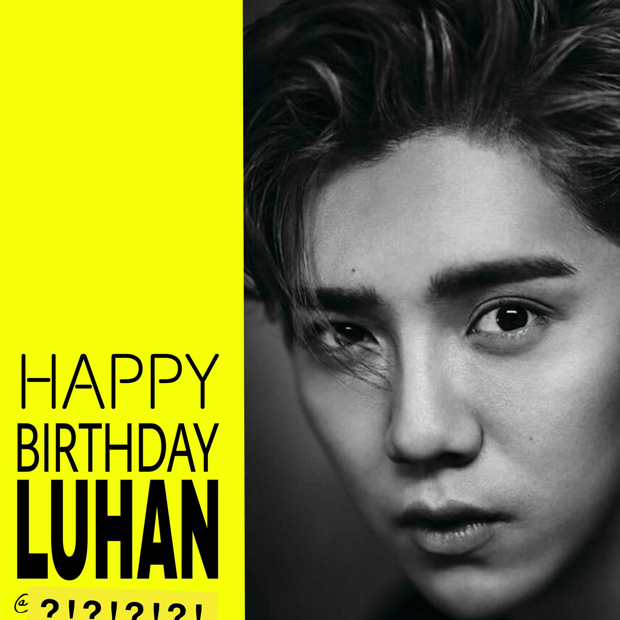 Happy birthday to my first ult bias!!! My Deerest Deer Lu Han     