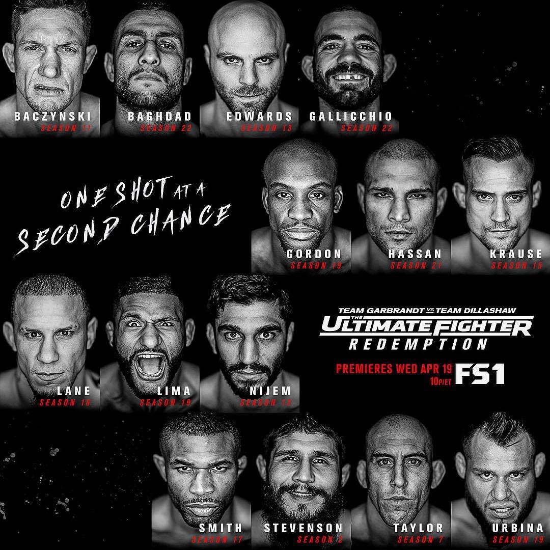 All new season of TUF premieres in ONE HOUR on FS1!!! UFCRedemption