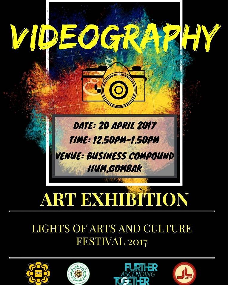 IIUMLAF17's tweet photo. "AEX Update": We will have special demonstration from Akhi Club IIUM Multimedia on videography today.More are invited to come 🎉🎉
#LAF17
#AEX https://t.co/aSISTyMWgP