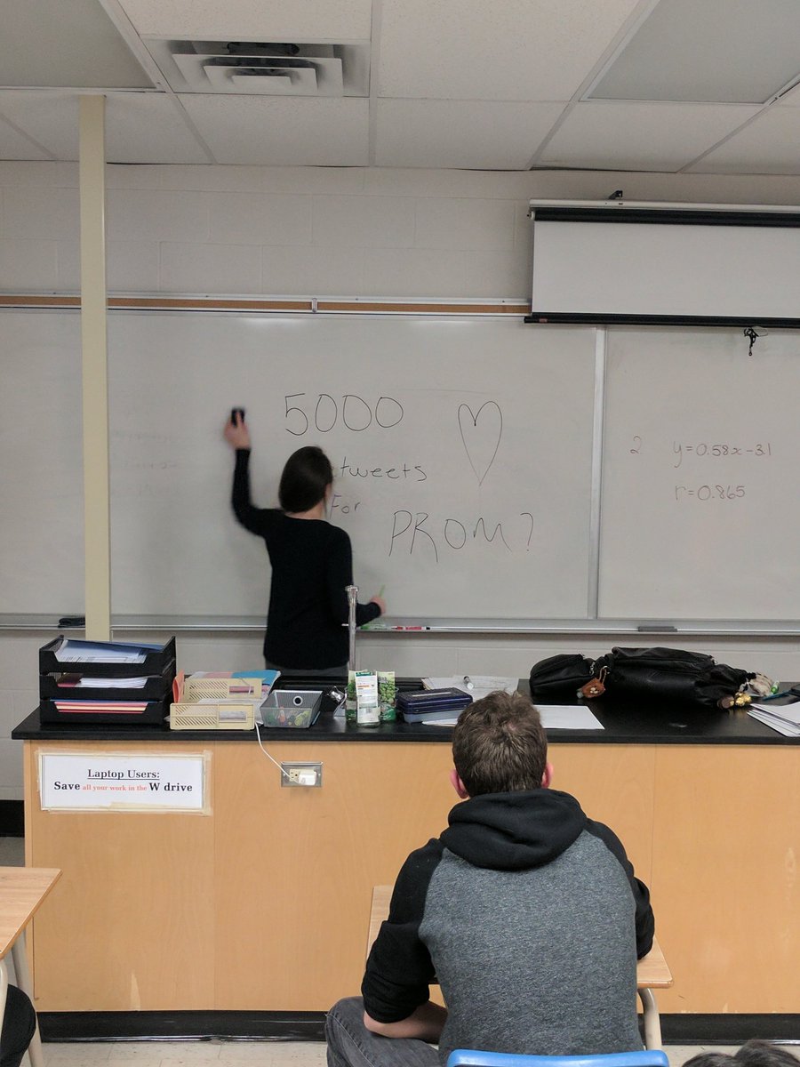_Astew32's tweet photo. She may be erasing it, but she's still down. Help me take my night school teacher to prom #5000 https://t.co/Wl540LzWIV