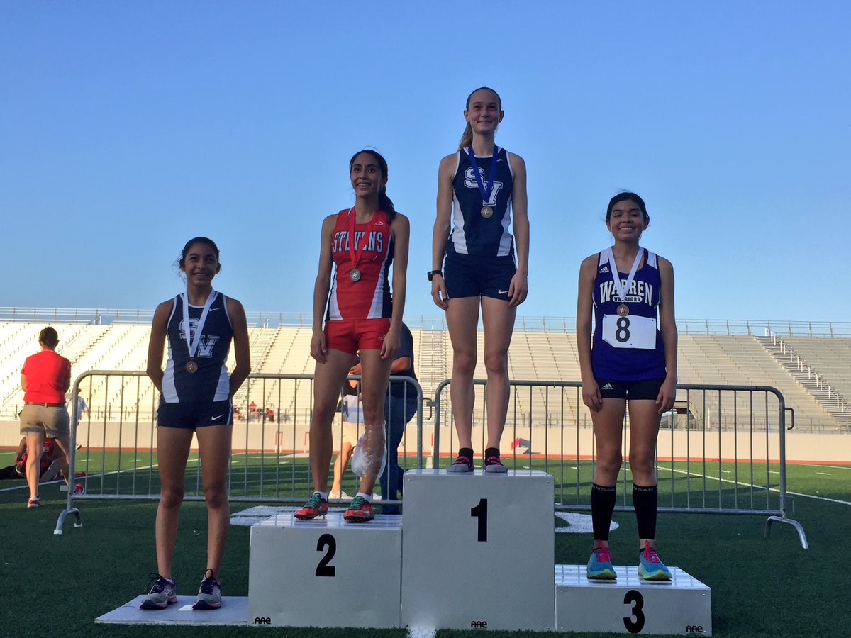 WARREN_TFXC's tweet photo. Congrats Reg Qualifiers Vivens-1st SP/ Disc, Tillman 3rd TJ/ 4th LJ, Clarissa 3rd 3200m@NISDWarren @ClariBRunning @TenyiaRillman_ @MVivens https://t.co/l5lNZR7wof