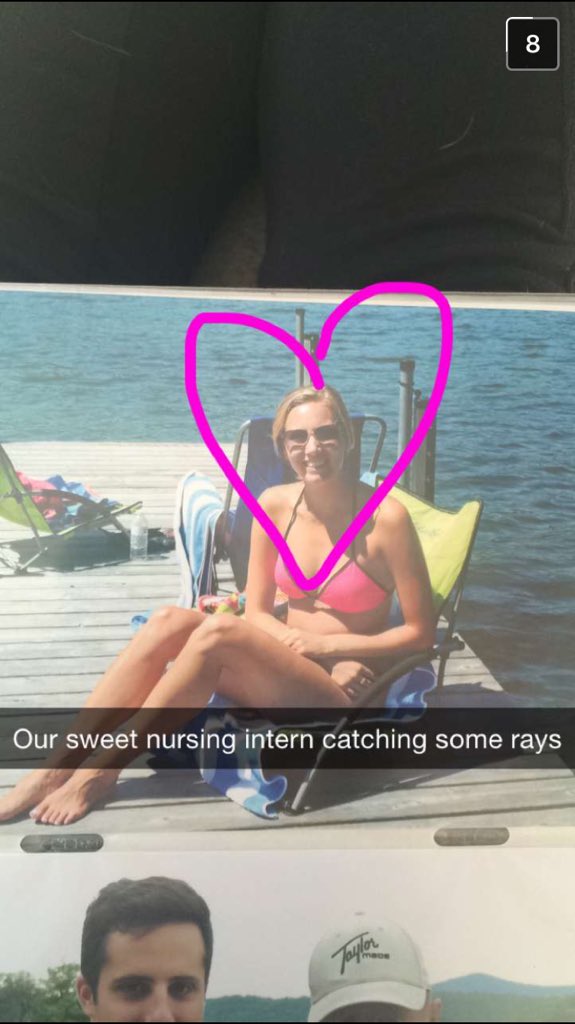 MaggieArlington's tweet photo. @_roserita @HannahArlington Apparently yes #nursingintern #forever https://t.co/bcV6W2tkCa
