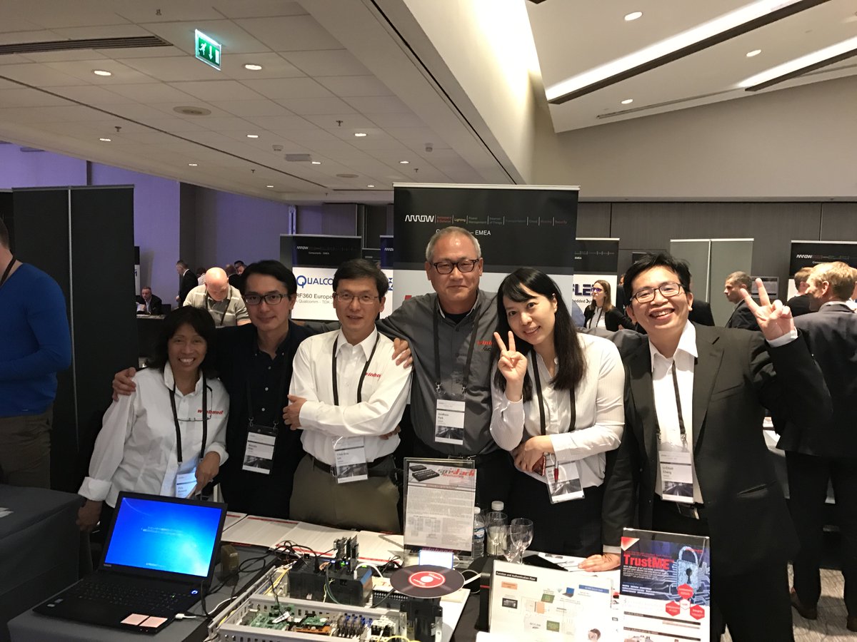 winbondflash's tweet photo. Thanks @ArrowGlobal @ArrowEurope for arranging such a good event. We hope every one of our visitors all enjoy it. #business #news #winbond https://t.co/UhqXmJpnGH