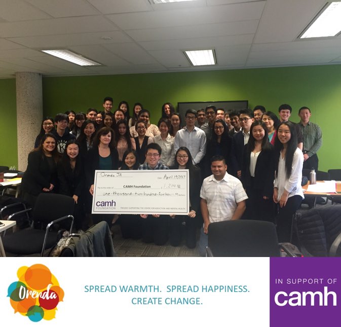 orendaja's tweet photo. Thanks for joining Orenda on our journey to #EndTheStigma. With your support, we were able to raise $1214 for CAMH! #MindsOutLoud https://t.co/XZI3QUhdzx