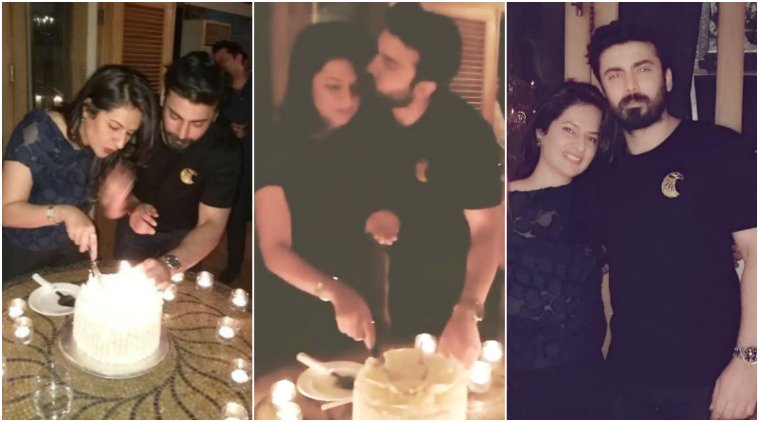 movienews360's tweet photo. #FawadKhan rings in wife #Sadafa's birthday and their candid moments are not to be missed. #movienews360 https://t.co/PUdbDirReG https://t.co/NL17KIj0AD
