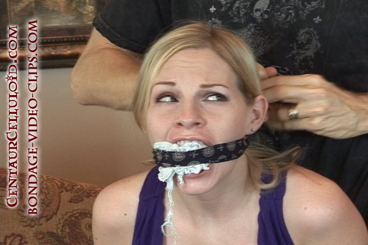 Gagging bondage video Femdom blindfold movies