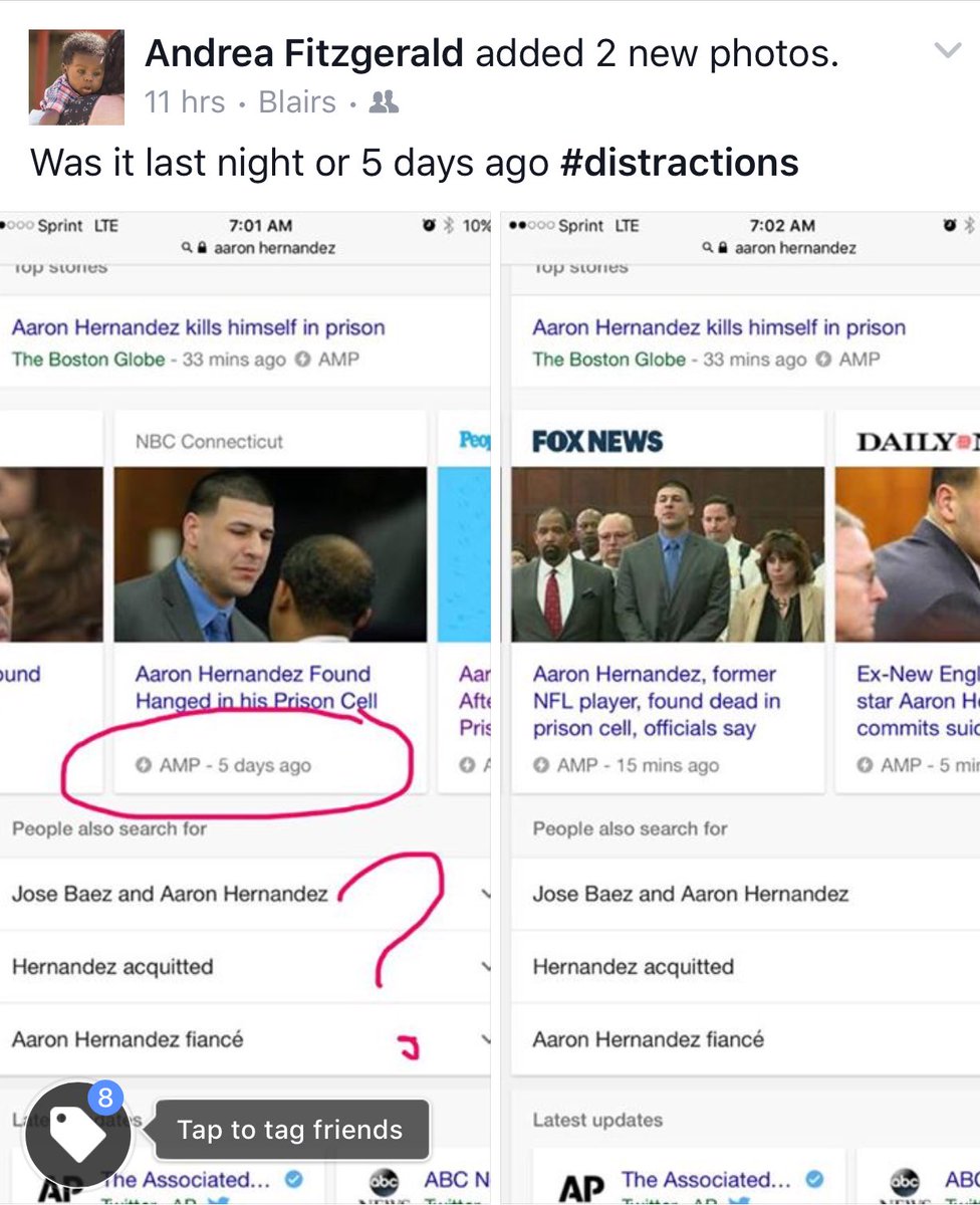 AmbitiousQween's tweet photo. Sooo was it last night or 5 days ago? #AaronHernandez #distractions #answers comment retweet repost til given answers https://t.co/KKDlCA3eKp