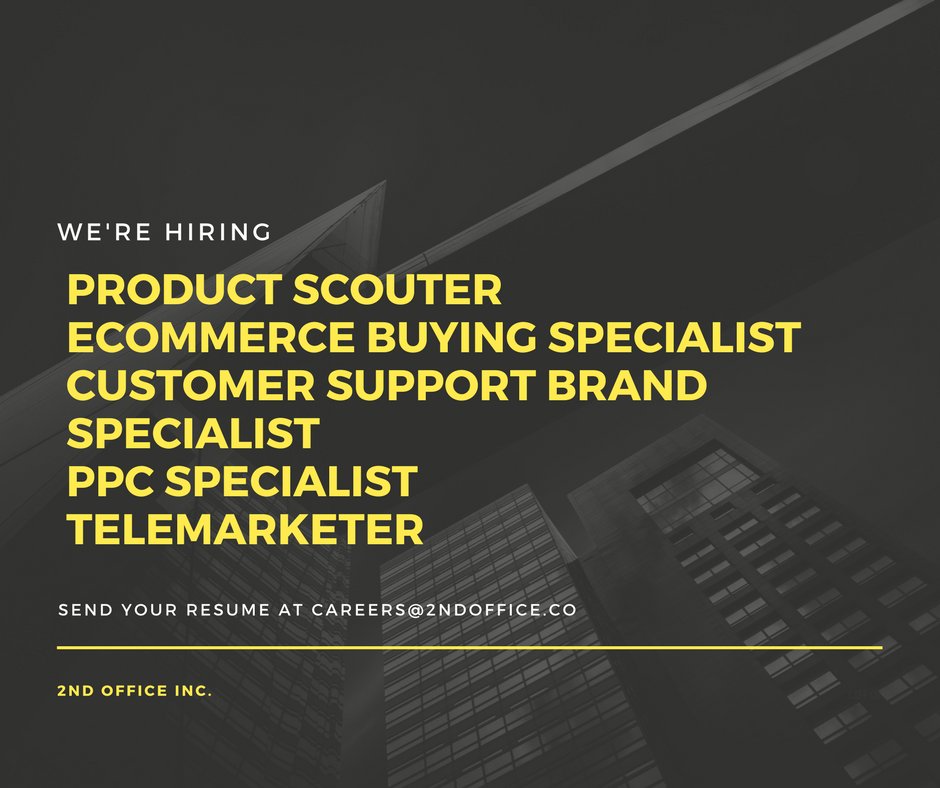 vanat2ndoffice's tweet photo. Maybe you're the one we've been looking for! Apply now and be part of the fast growing eCommerce company. https://t.co/03caSPAzv8