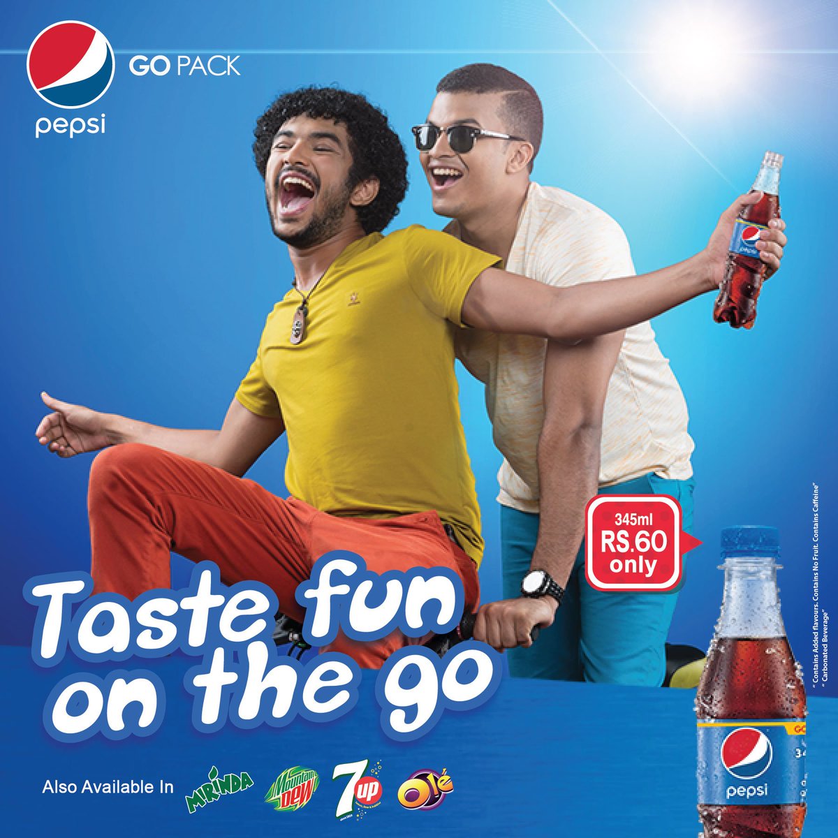 Pepsi_SL's tweet photo. Introducing the all new #gopack - Taste fun on the go ! Ideal size to carry around anywhere anytime https://t.co/Q05dpJsKcL