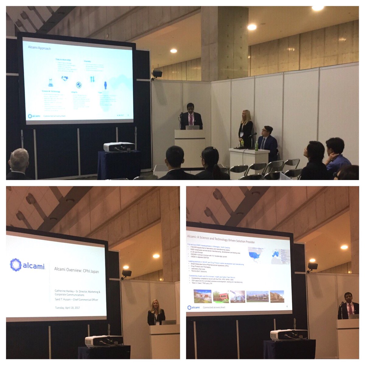 Alcami presented on Wed, Apr 19 at #CPhIJapan in Tokyo. Visit us at booth T-10 this week to talk further with our team! #alcamiadvantage