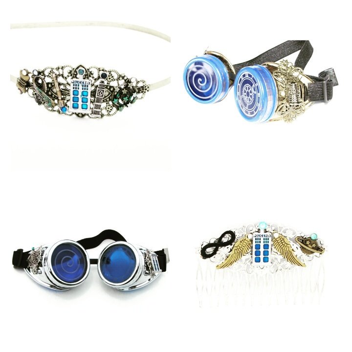 steampunkwolf52's tweet image. #STEAMPUNK your #doctorwho #cosplay for  #comiccon or#burningman #goggles! steampunkwolf.com or @SVComicCon this weekend in #sanjose