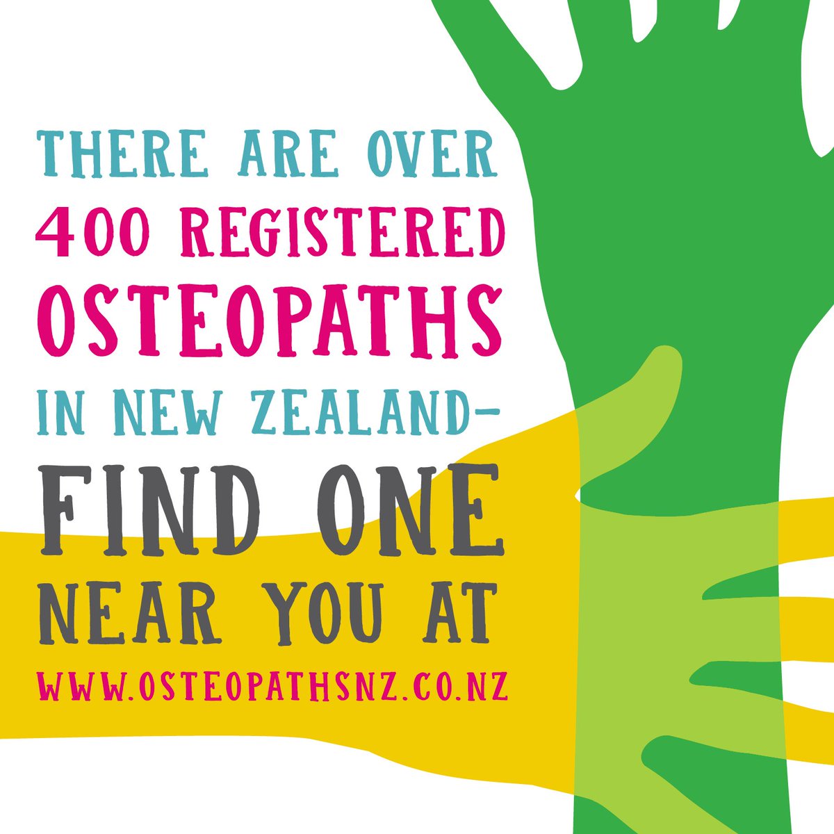 From Kerikeri to Invercargill, there is sure to be an osteopath near you. Find one at osteopathsnz.co.nz #OsteoAwarenessWeek2017