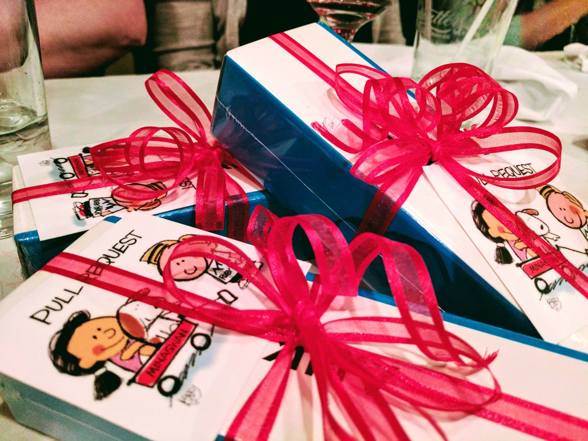pragdave's tweet image. Speaker gifts at #rubyhack SLC